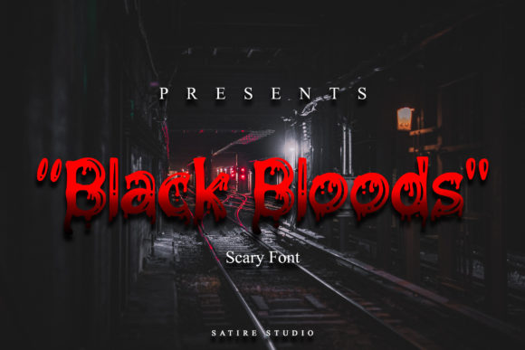 Black Bloods: A Display Font That Commands Attention