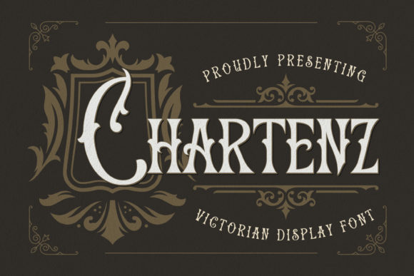 Chartenz: A Bold, Vintage Display Font That Stands Out
