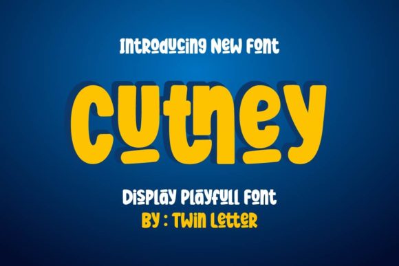 Cutney: A Bold Display Font for Scroll-Stopping Marketing