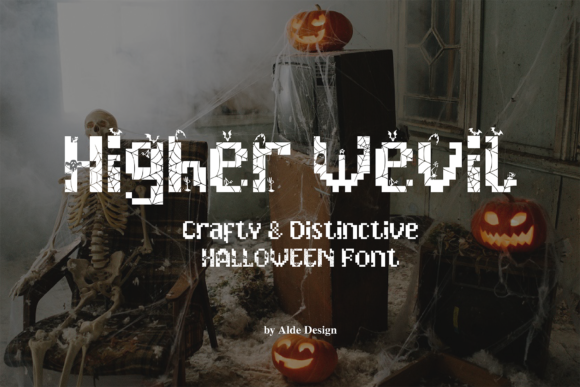 Higher Wevil Halloween: A Spooky-Perfect Display Font for Makers