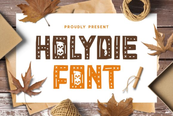 Holydie: A Playful Display Font That Feels Like Hand-Drawn Joy