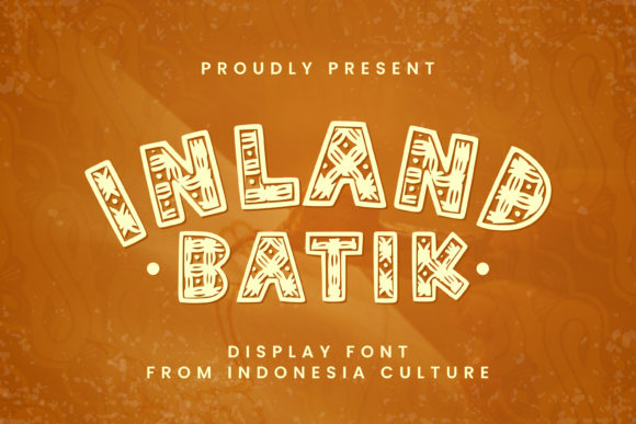 Inland Batik: A Playful Display Font That Feels Like Hand-Drawn Joy