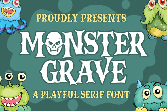 Monster Grave: The Display Font That Screams “Halloween Campaign”