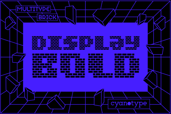 MultiType Brick Display Bold
