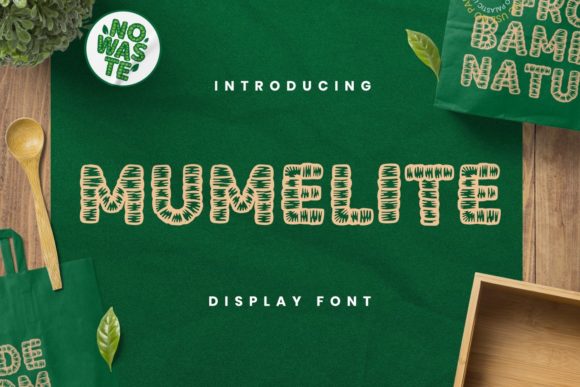 Mumelite Display Font for Handmade Creators