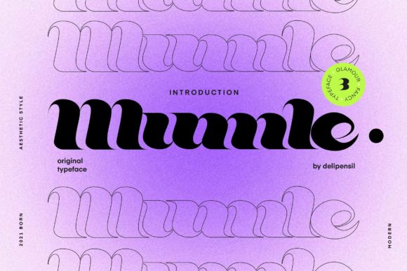 Mumle: A Stylish Display Font for Creative Projects