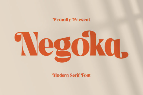Negoka: A Bold Display Font for Creative Projects