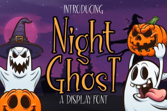 Night Ghost: A Spooky Display Font That Elevates Digital Branding
