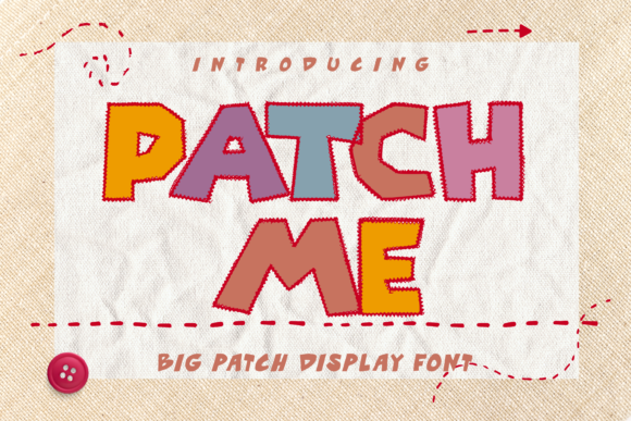 Patch Me: A Playful Display Font for Handmade Charm