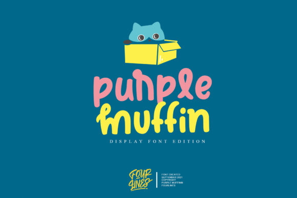 Purple Muffin Font for Creative Projects