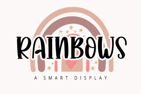 Rainbows: A Display Font for Editorial Charm and Reader Connection