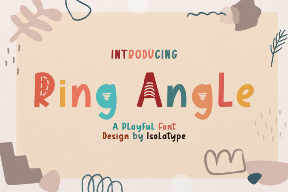 Ring Angle: A Cheerful Display Font
