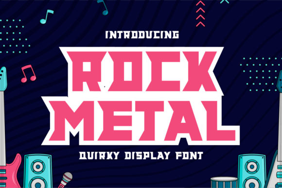 Rock Metal: Bold Font for Creative Projects