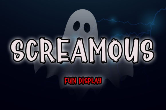 Screamous: A Bold Display Font for Halloween Campaigns