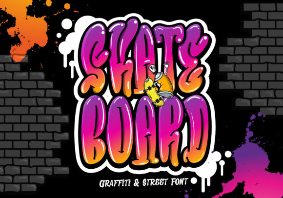 Skateboard Font for Creative Projects