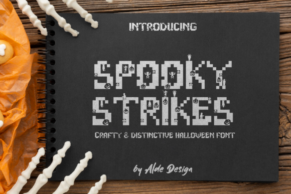Spooky Strikes Halloween: A Display Font for Editorial Spookiness