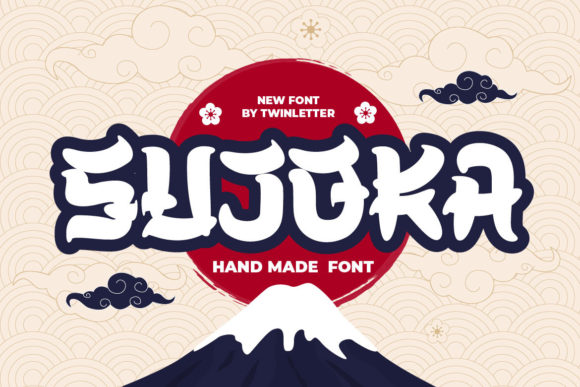 Sujoka: A Graffiti-Styled Display Font for Bold Handmade Designs