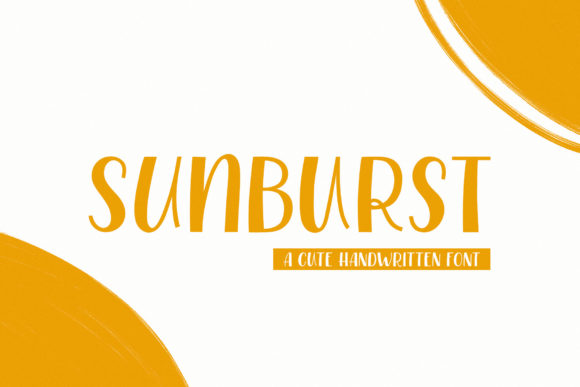 Sunburst: A Friendly Display Font