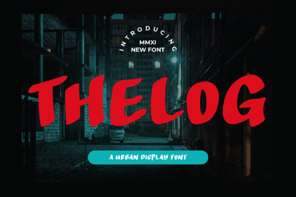 Thelog: A Bold Font for Creative Makers