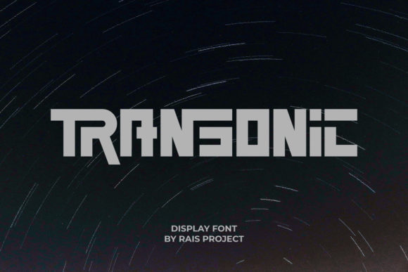 Transonic: A Bold Display Font That Elevates Your Brand