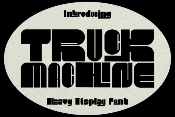 Truck Machine: A Bold Display Font for Web Design