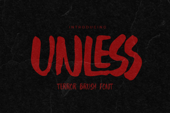 Unless: A Graffiti-Style Display Font for Handmade Charm