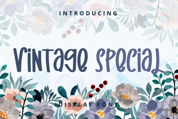 Vintage Special Font Review