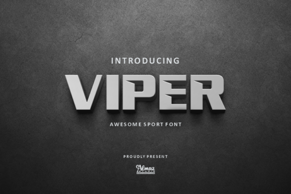 Viper: A Bold Display Font