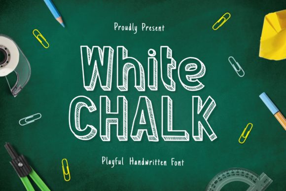 Whitechalk: The Display Font That Makes Chalkboard Content Click